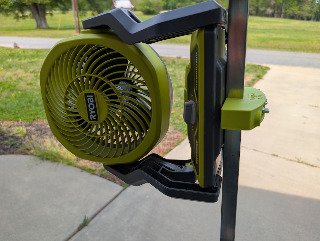 Golf Cart Adapter for Ryobi PCL811 OR P3320 Hybrid 18V Fan ONLY - Etsy