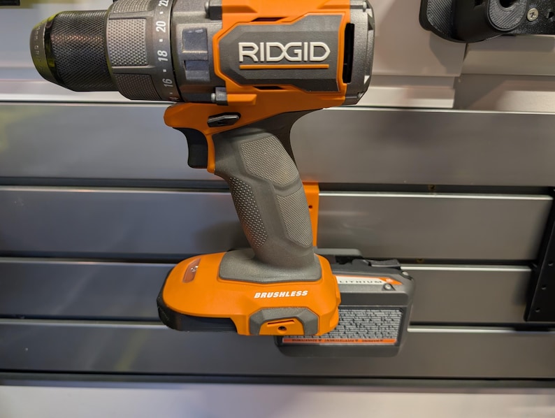 Portaherramientas impreso en 3D para herramientas eléctricas Ridgid de 18 V imagen 1