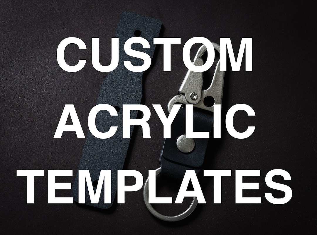 Custom Acrylic Templates for Leathercraft and More Etsy Custom Acrylic Templates for Leathercraft and More Etsy