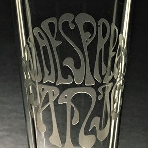Sandblasted Widespread Logo Glasses