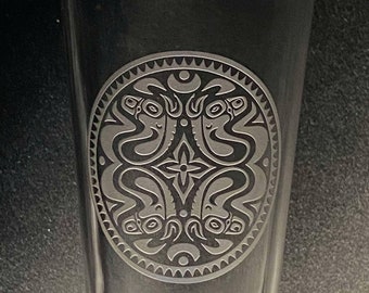Sandblasted Gov't Mule Glasses