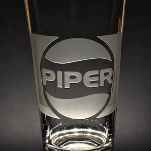 Phish - Piper  Sandblasted Glasses