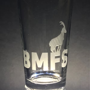 サンドブラスト加工のビリーストリングス BMFS グラス