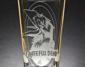 Sandblasted GD Raven Glasses