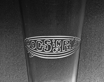 Sandblasted Dogs In A Pile Glasses