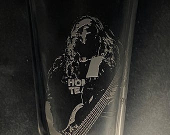 Sandblasted Dave Schools Glasses