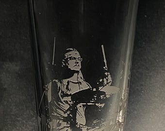 Sandblasted Duane Trucks Glasses