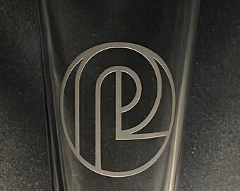 Sandblasted Pretty Lights Round Logo