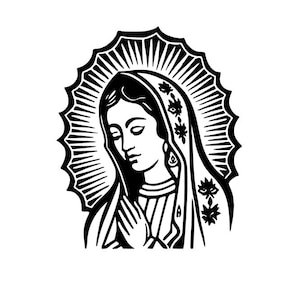 Virgen De Guadalupe Decal/ Virgin Mary Decals/ Stickers