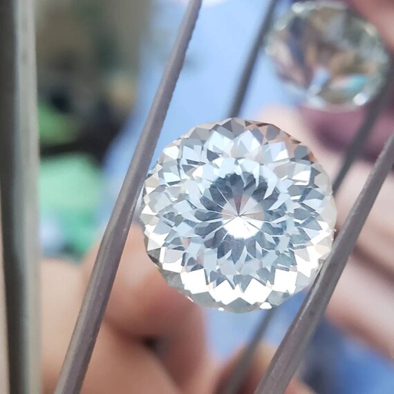 18.63 Stunning Light Blue Topaz Etsy