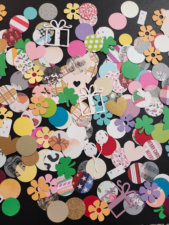 Cardstock Shapes: Scrapbooking & Crafting Assorted Pack (100 Pieces)
