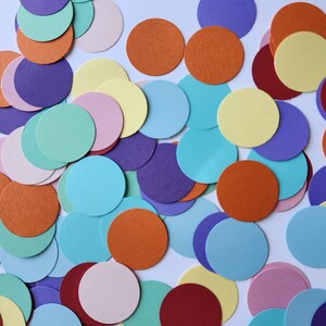 Rainbow Confetti: Colorful Party & Scrapbooking Supplies