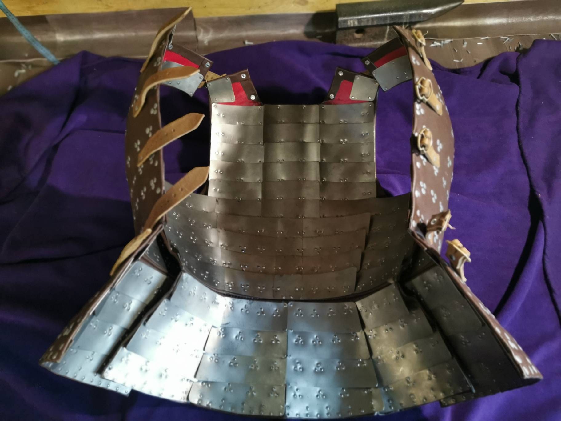 Brigandine of titanium chest armor medieval breastplate for Etsy