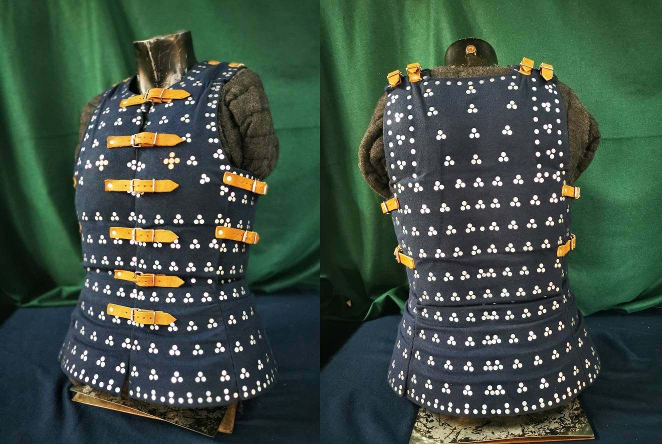 Brigandine chest armor breastplate of titanium for LARP Etsy