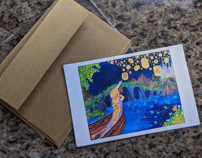 Tangled Disney Floating Lantern Rapunzel Laptop Sticker Decal Etsy