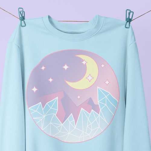 Kawaii Crystal Sweater Fairy Kei Harajuku Clothing Loose - Etsy