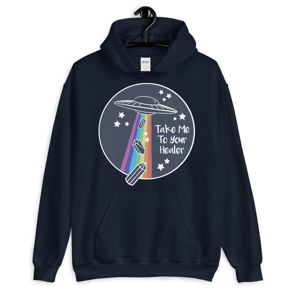 Ufo Hoodie - Space Aesthetic, Kawaii Alien Hoodie