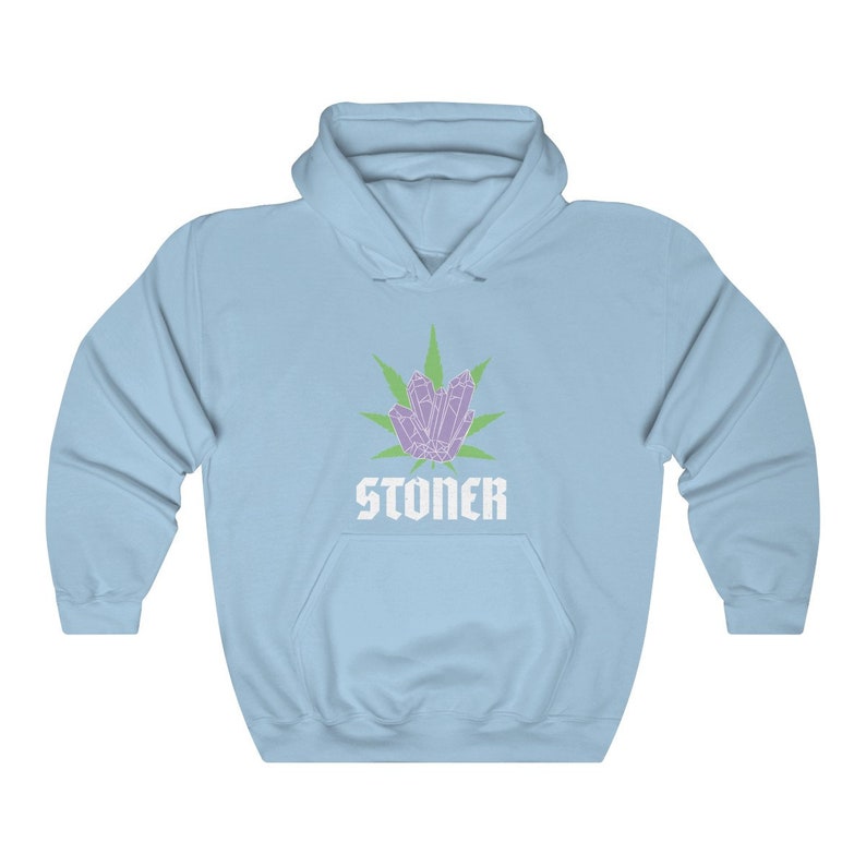 Stoner Hoodie 420 Friendly Crystal Lover Weed Smoker Weed Etsy