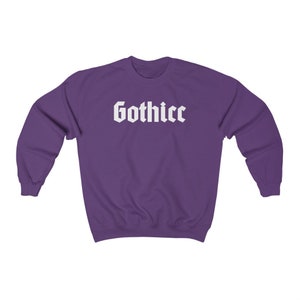 Goth Sweater - Gothic Clothes, Alt Girl Clothing, Emo Clothing, Mall Goth Clothing, Edgy Clothing,  Egirl, Plus Size Goth Sweatershirt