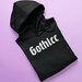 Goth Girl Hoodie, Thicc, Gothicc, Alt Fashion, Plus Size Goth, Soft Grunge, Kawaii Clothing, Metal Girl, Bbw, Curvy Girls Plus Sized 