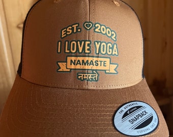 I love yoga Namaste SnapBack Cap