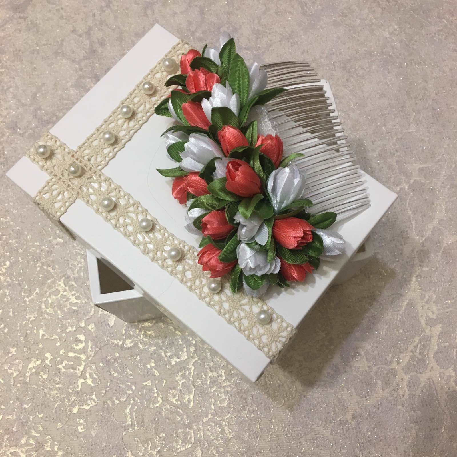 Floral hair comb Bridal hair comb Wedding hair comb Hair Etsy