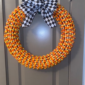 Candy Corn Wreath