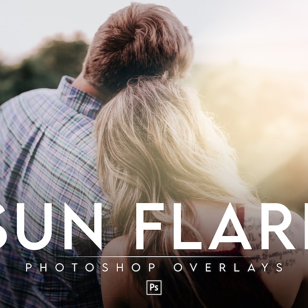 37 SUN FLARE overlays, sunlight overlays, photoshop overlays, sun overlays, sun, rays, bokeh, beams, sunshine, overlay, glow, shine,