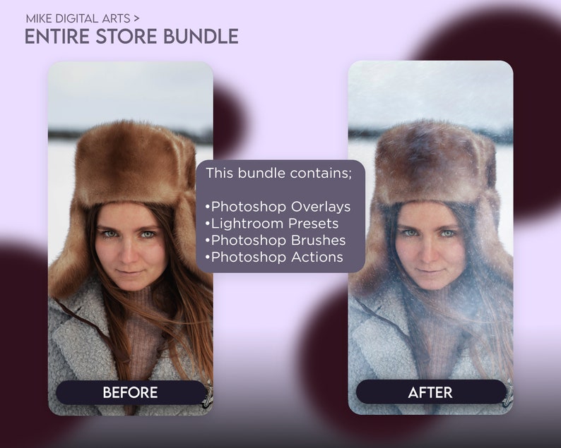 23000 Entire Store Photo Manipulation Bundle Photoshop Overlays, Lightroom Presets, Editing Actions, Brushes image 3