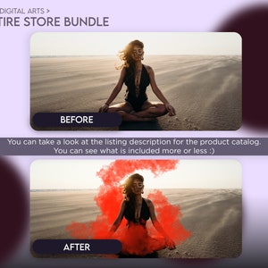 23000 Entire Store Photo Manipulation Bundle Photoshop Overlays, Lightroom Presets, Editing Actions, Brushes image 8