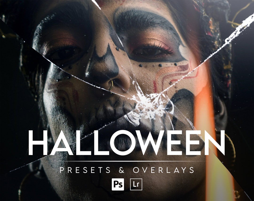 Halloween Photo Overlays & Presets Bundle, Magic Effects