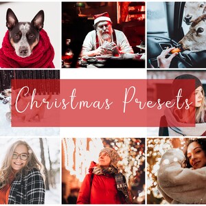 15 CHRISTMAS WINTER LIGHTROOM Mobile Preset & Desktop, Bright Photo Filter, Winter Holiday Preset for Instagram Blogger, Clean Airy Filter