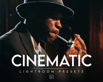 200+ CINEMATIC LIGHTROOM PRESETS for Mobile & Desktop for Photographers, movie look presets, camera raw presets, Film, Cinema Filters,