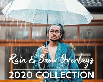 120+ Rain & Snow Overlays | Realistic rain, Rainfall, Photoshop Overlays, Photographic Effect, Easy, Falling Rain,Overlay, Instant Download