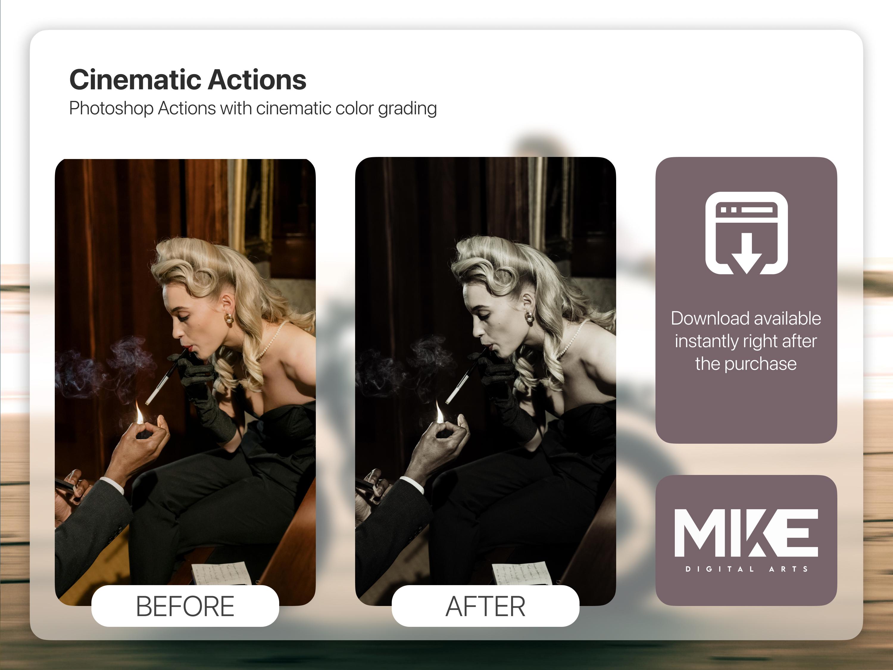 Cinematic Photoshop Actions, Horror Photo Edit (12 Actions) - Etsy Canada
