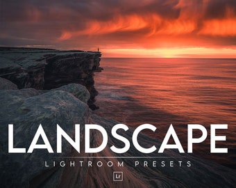 LANDSCAPE LIGHTROOM PRESETS, Landscape mobile presets, hdr presets, Travel Outdoor Presets, Beach Vibrant Nature Summer Photography Preset