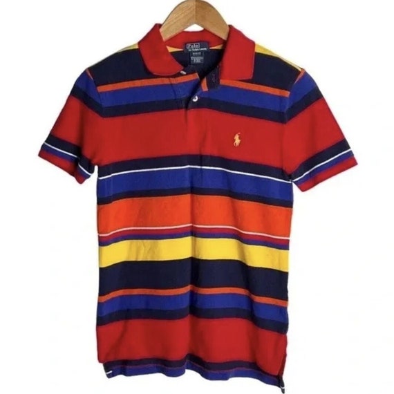 Vintage Polo by Ralph Lauren Boys Multicolor Stri… - image 1