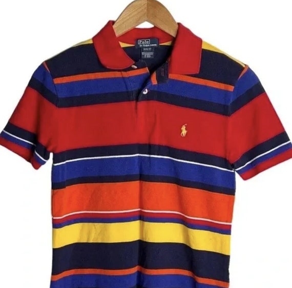 Vintage Polo by Ralph Lauren Boys Multicolor Stri… - image 2