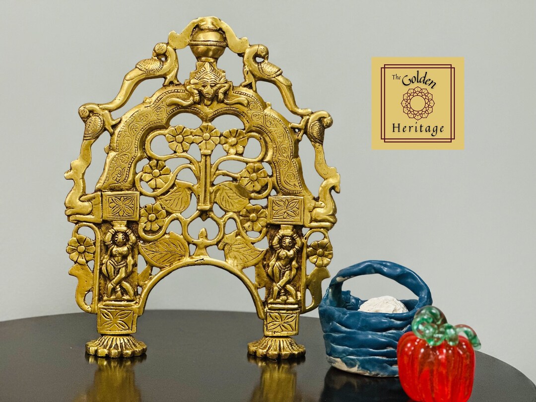Brass Prabhvali for Wall Decor, Brass Prabhavali Frame, Handmade, Indian Home Decor, Brass Wall