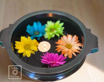 Traditional Brass Urli , South Indian Cooking Utensil, Urli for Flowers & Diyas decoration