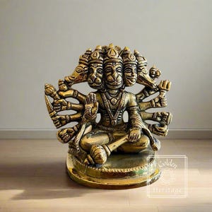 Panchmukhi Hanuman, Cinco faces de Hanuman, Garuda, Varaha, Narasimha e Hayagriva
