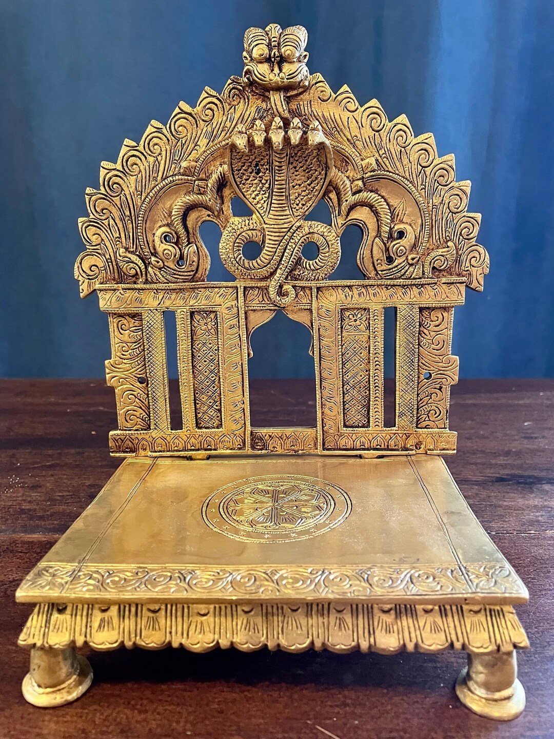Brass Temple Pooja Mandir For Living Room Pooja Decoration Religious