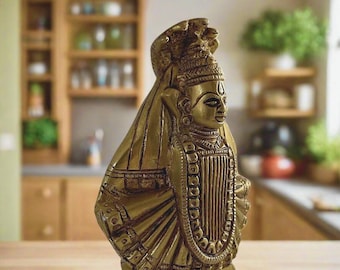 Brass Goddess MahaLaxmi  , Auspicious Mahalaxmi AmbaBai kolhapur
