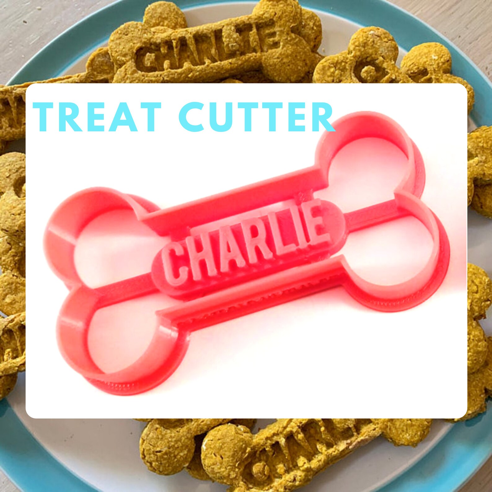 Custom dog bone cookie cutter for teats biscuits Etsy