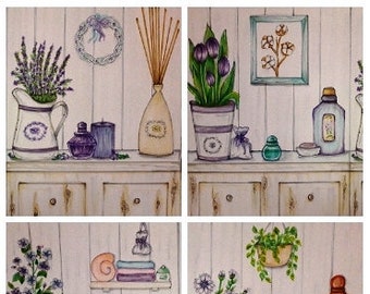Shabby Chic Art Etsy