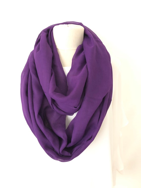 INFINITY Purple Scarf