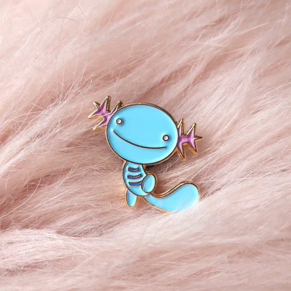 Wooper The Axolotl Pokemon Enamel Pin Etsy