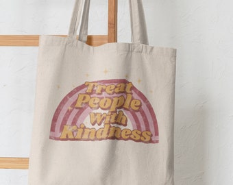 70s style harry flower kindness tpwk tote bag