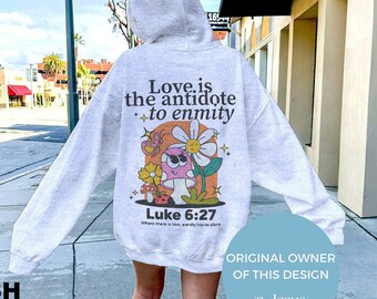 Jesus Hoodie Christian Apparel Christian Hoodie Jesus Clothes Religious Hoodie Christian Merch Christian Streetwear Christian Clothes Christ