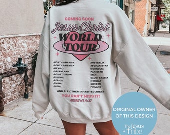 Christian Sweatshirt Christian Crewneck Christian Streetwear Christian Apparel Faith Sweatshirt  Christian Gift Aesthetic Clothing Christian